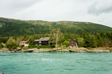 Fototapeta na wymiar Hike in Otta Area, Norway, Scandinavia