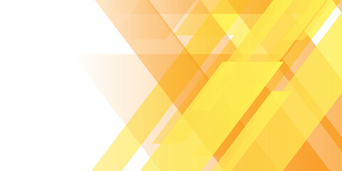 Modern orange yellow white abstract presentation background banner with shiny light