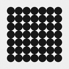 Abstract Cross Pattern Dots Logo generative computational art illustration