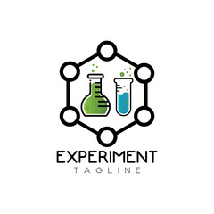  Medical Test tube Icon Vector Illustration.