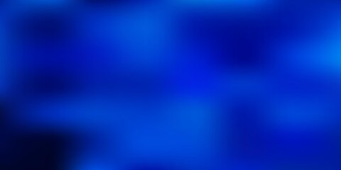 Dark blue vector abstract blur template.