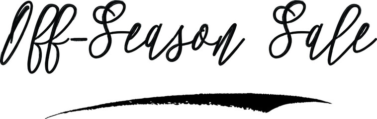 Off-Season Sale Calligraphy Font For Sale Banners
flyers and Templates