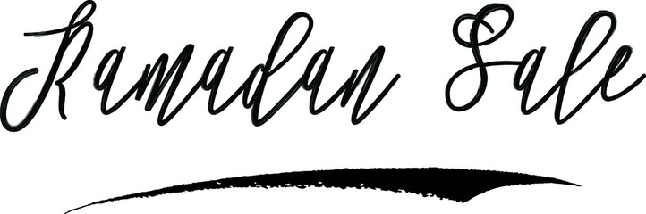 Ramadan Sale Calligraphy Font For Sale Banners
flyers and Templates