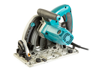 power tools circular saw isolated on white background