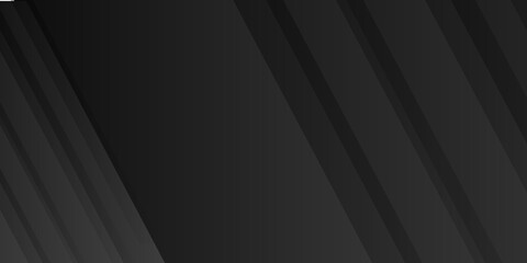Dark black neutral abstract background for presentation design with diagonal shiny lines
