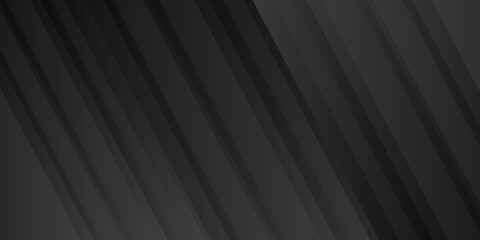 Dark black neutral abstract background for presentation design with diagonal shiny lines