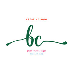 logo letter BC. simple, elegant, easy to understand and authoritative