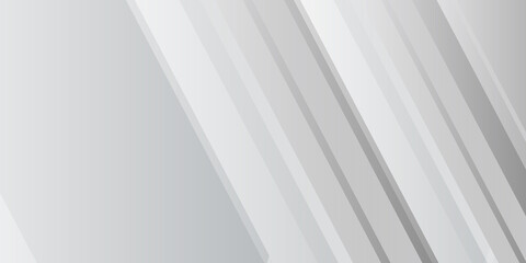 Modern white gray abstract web banner background creative design 