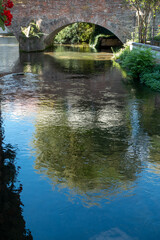 Fototapeta premium Fischerviertel in Ulm Baden Würtemberg Deutschland