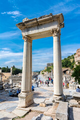 Fototapeta premium The Ephesus Ancient City in Turkey.