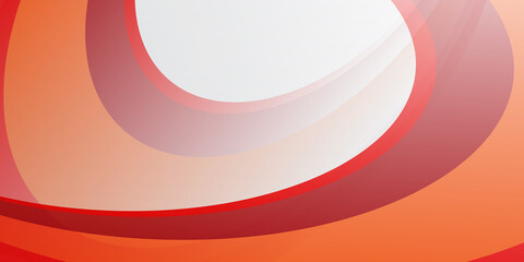 Modern orange background with text placement in the white area