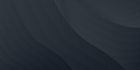 Black abstract background with dark concept. Vector Illustration. 