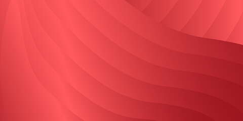  Red abstract background with 3d overlap curve wave
