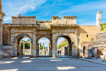 The Gate of Mazeus and Mythridates in Ephesus Ancient City