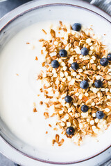 close up of a bowl of cereal