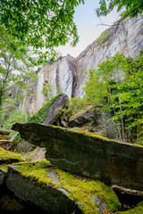 Obraz premium Les Pans de Travassac et son ardoise