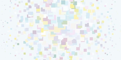 Light Multicolor vector pattern in square style. Illustration with a set of gradient rectangles. Pattern for websites, landing pages.