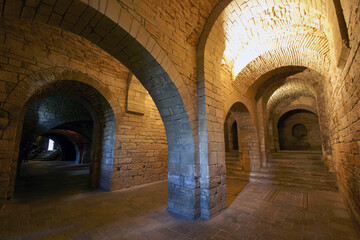 Monasterio de San Juan de la Peña,iglesia mozarabe(s.X) . Serrablo.Huesca.España.