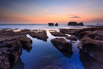twilight at the beach