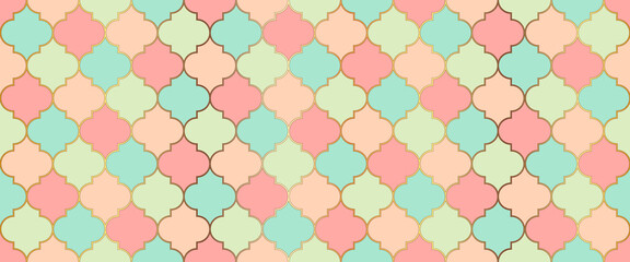 Ramadan Kareem Islamic Decoration. Seamless Moroccan Design Moroccan Seamless 