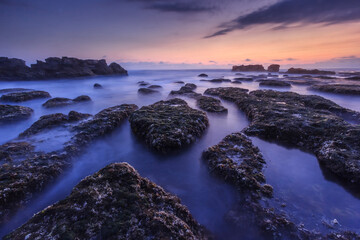 twilight over the sea