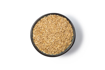 Oat porridge in studio