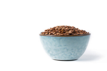Round lentil heap in studio 