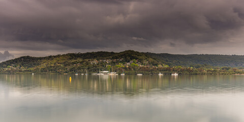 Early Morning Clouds over the Waterfront