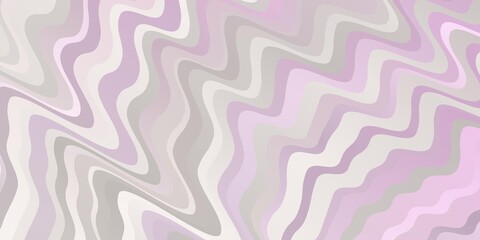 Light Pink, Yellow vector template with curves. Illustration in abstract style with gradient curved.  Pattern for ads, commercials.