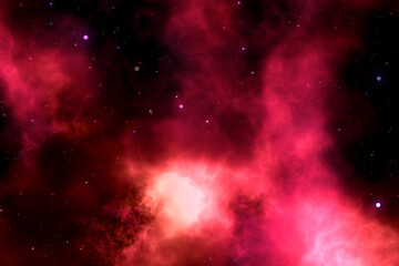 Naklejka premium colorful stars nebula with cloud texture and background