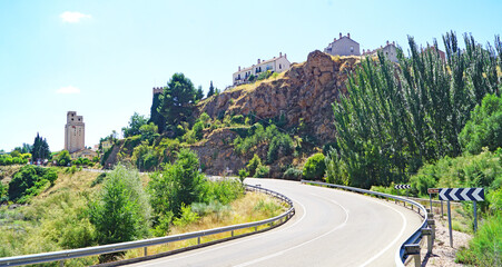 Nuevalos, paisaje de la provincia de Zaragoza, Zaragoza, Aragón,  España, Europa
