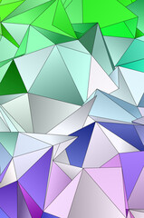 3d Triangles, abstract  background. Design wallpaper.