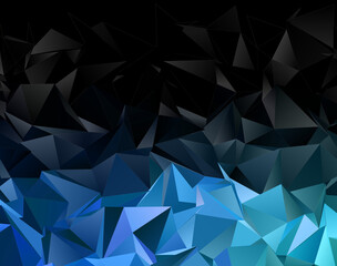 3d Triangles, abstract  background. Design wallpaper.