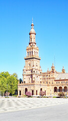 Fototapeta premium Vista de Sevilla, Andalucía, España, Europa 