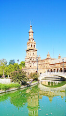 Fototapeta na wymiar Vista de Sevilla, Andalucía, España, Europa 