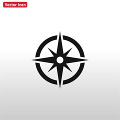 Compass icon vector eps 10