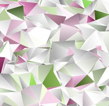 3d Triangles, abstract background. Design wallpaper. © hary_cz