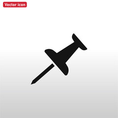 Push Pin icon vector eps 10