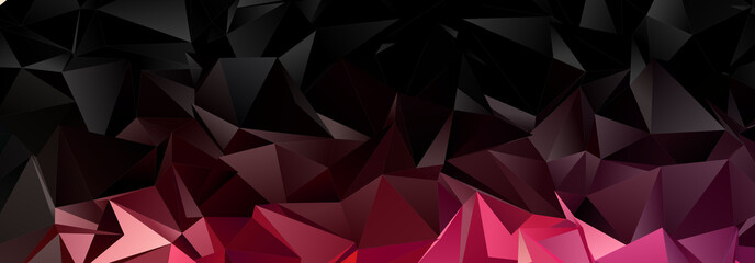 Fototapeta premium 3d Triangles, abstract background. Design wallpaper.