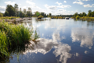 Karelia, Russia - Vuoksi (Vuoksa) river in summer	