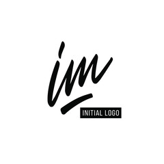 Initial IM Letter Logo With Creative Modern Business Typography Vector Template. Creative Letter IM Logo Vector.