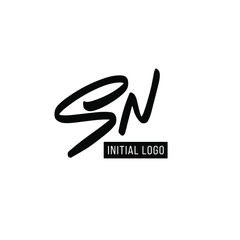 Initial SN Letter Logo With Creative Modern Business Typography Vector Template. Creative Letter SN Logo Vector.