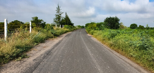 road in the countryside