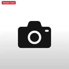 Photo camera icon  vector . Camera sign . Photo