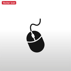 Mouse icon vector . Computer mouse