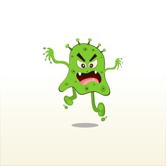 the other shape of virus cartoon