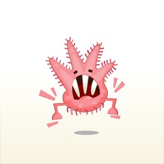 the other shape of virus cartoon