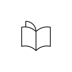 Reading icon. Book with magnifying glass symbol modern, simple, vector, icon for website design, mobile app, ui. Vector Illustration