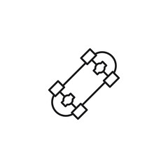 Skateboarding icon. Skateboard symbol modern, simple, vector, icon for website design, mobile app, ui. Vector Illustration