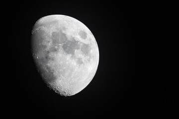 Half Moon Background / The Moon is an astronomical body that orbits planet Earth, being Earth's...